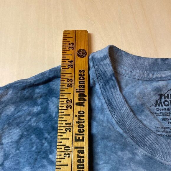 The Mountain Men’s XXL Wolf And Snow Collin Bogle Blue/Gray Tie Dye Shirt 2013 - Picture 2 of 5